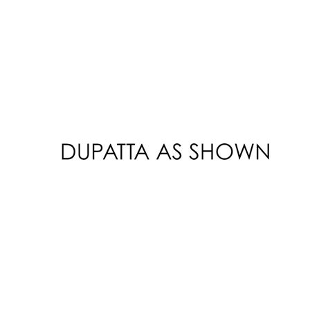 Designer DUPATTA (AS SHOWN) by Shireen Lakdawala