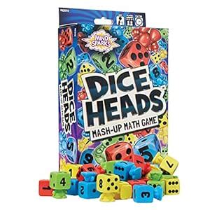 Buy Mind Sparks DiceHeads Mash-Up Educational Math Dice Game for Kids ...