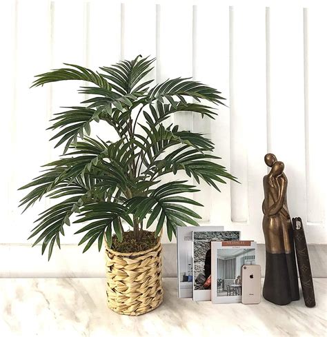 Buy Fourwalls Artificial Areca Plants with 21 Leaves & Without Pot (75 ...