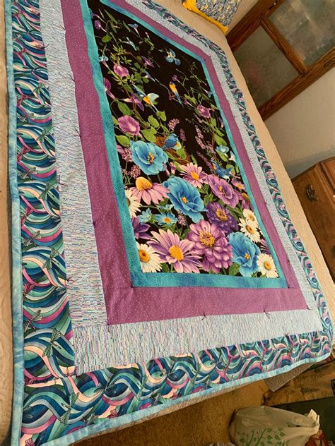 Image result for Playful Creative Flower Panel Quilt Pattern