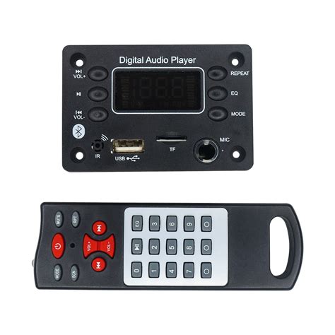 Electronic Spices Bluetooth FM with MIC Slot Big Display USB IR Antenna ...