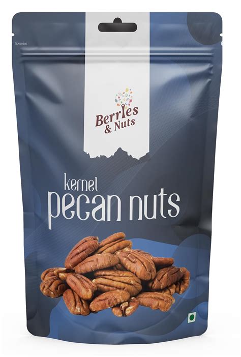 Berries & Nuts Premium American Pecan Nuts 200 Grams | Crunchy Nuts ...