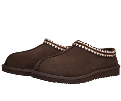 Kirkland Signature Unisex Genuine Sheepskin Shearling Slipper, Brown ...