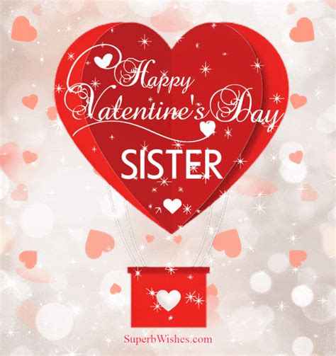Happy Valentine's Day Sister Animated GIF | SuperbWishes.com | Happy ...