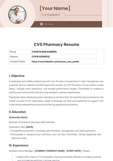 Free Pharmacist Resume Templates to Edit Online and Download
