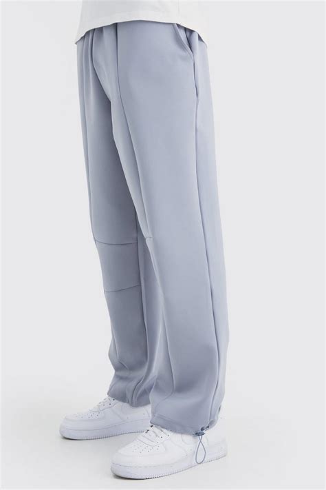 Oversized Scuba Seam Detail Jogger | boohoo UK