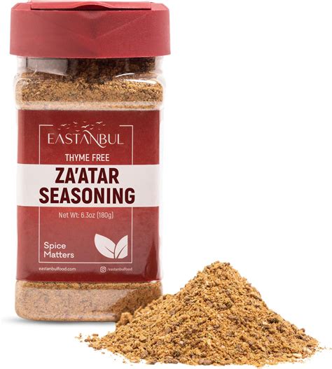 Amazon.com : Eastanbul Zaatar Spice 6.3oz,%100 Natural Za'atar Seasoning, Fresh Farm Zaatar ...