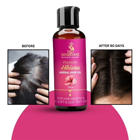 Shop Hibiscus Herbal Hair Oil – Ved Sanjeevani