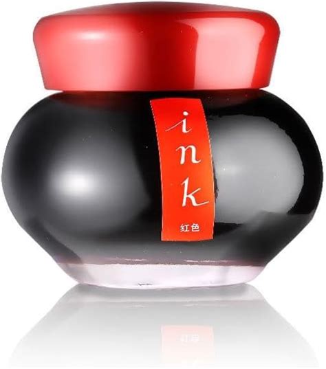 GOLD LEAF Jinhao Fountain Pen Bottled Ink Red, 25ml Fountain Pen ...