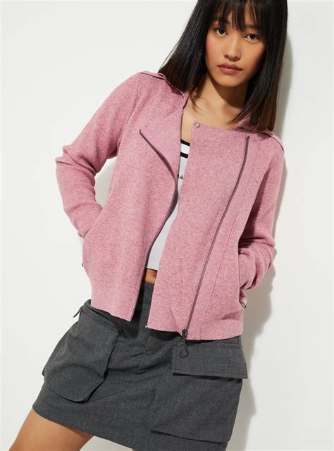 Buy URB_N Women Knit Zip-Up Jacket Online at just Rs. 1499.0 ...