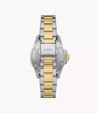 Fossil Blue Dive Three-Hand Two-Tone Stainless Steel Watch ES5349 ...