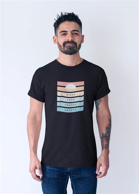 Tusok Mens Printed Quotes Tshirt