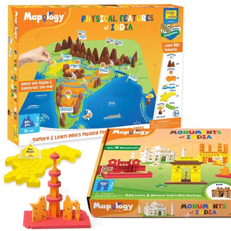 Imagi Make Mapology Physical Features of India ( Free Monuments of Ind ...