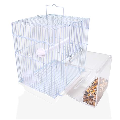 Snapklik.com : Kinekulle No-Mess Bird Feeder For Cage
