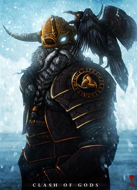 ODIN - Clash of Gods by The-Last-Phantom on DeviantArt | Odin norse ...