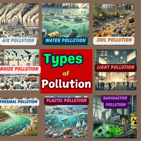 Types of Pollution: How Pollution Impacts the Earth and Simple Ways to ...