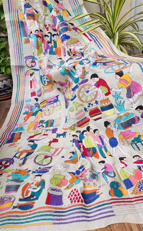 kantha dupatta kantha dupattas designerdupattas weddingshopping ...
