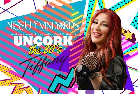Uncork the 80s ft.Tiffany!, Nissley Vineyards, Bainbridge, 13 September ...