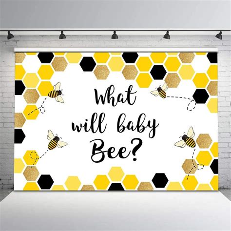 Avezano Bumble Bee Backdrop Bee Baby Shower Birthday India | Ubuy