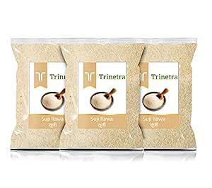 Trinetra Suji/Rava 1Kg Each (Pack of 3)- 3000g : Amazon.in: Grocery ...