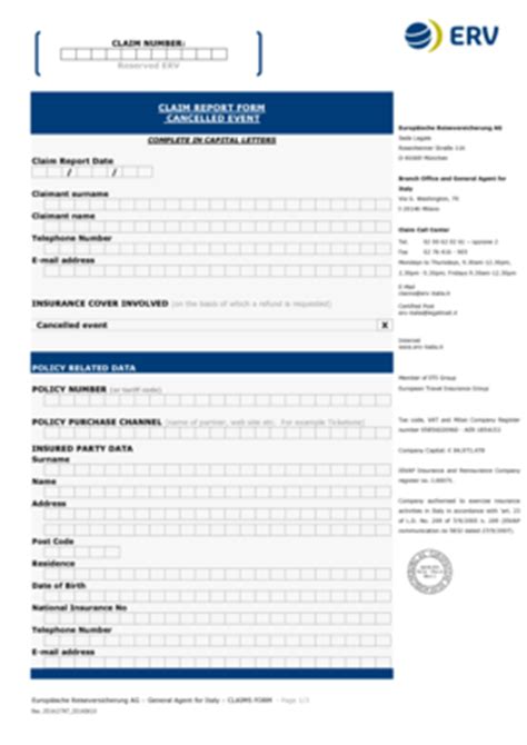Fillable Online erv-italia CANCELLED EVENT - erv-italia Fax Email Print ...
