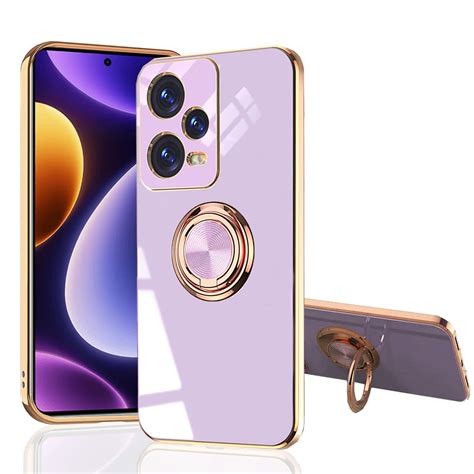 MingWei Case for XIAOMI Redmi Note 12 Pro 5G - Slim Fit [Rotating Ring ...