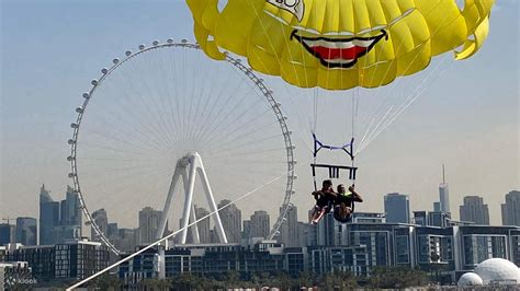 Palm, JBR and Marina views parasailing experience in Dubai - Klook India