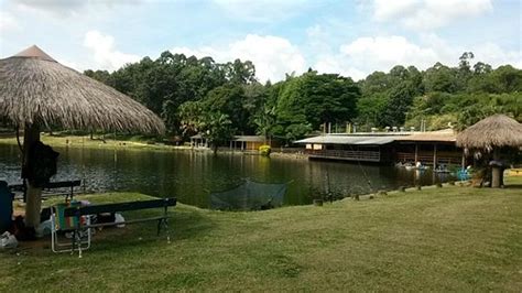 Pesca recreativa familiar no Pesqueiro Tio Oscar em Mairinque