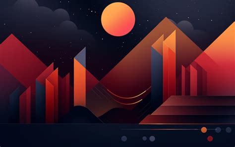 Geometric animation desktop wallpaper Images - Free Download on Freepik