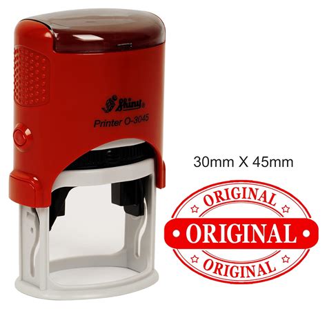 Original Self Inking Stamps Office Stationary Oval Rubber Stamp 30 x ...