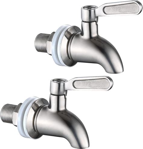 Amazon.com: Amgkonp Spigot for Beverage Dispenser,2 Pack Stainless ...
