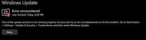 Image result for Windows Update Services Cannot Enable