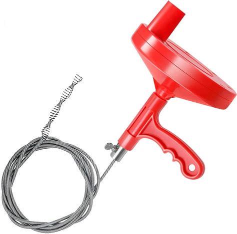 AMERTEER Auger Drain Snake | Plummer Snake To Clear Drain | Drain Auger ...