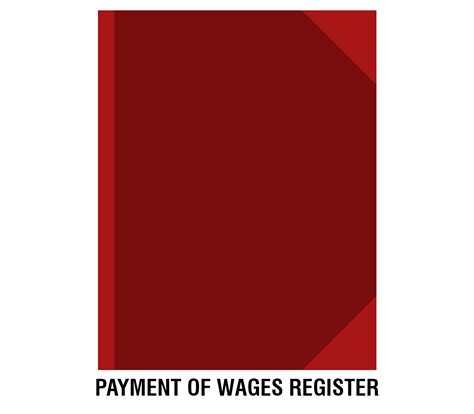 Payment of Wages Register (Size B4) – Trison