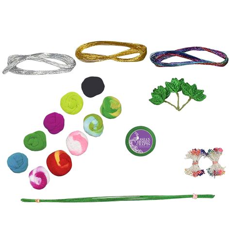 Asian Hobby Crafts Stocking Flower Making Kit (Medium)|Clear : Amazon ...