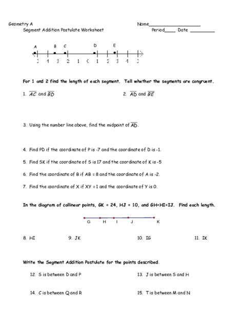 Segment Addition Postulate Word Problem 的图像结果