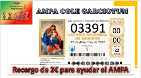 LOTERIA NAVIDAD COLEGIO DE GARCIOTUM