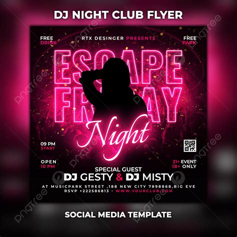 Nightclub Flyer Background