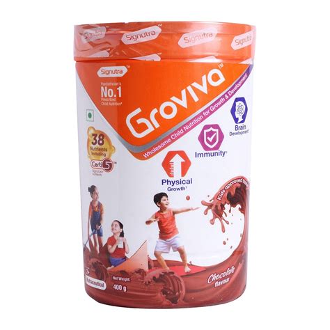 Groviva Chocolate Powder 400 gm Price, Uses, Side Effects, Composition ...