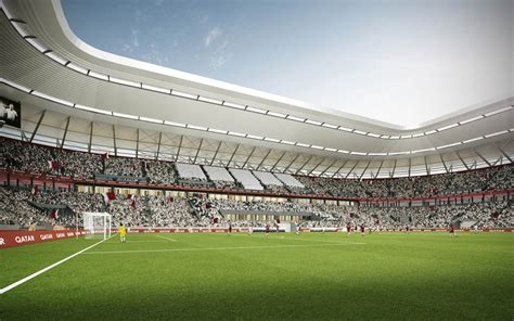2022年世界杯体育馆抢先看，卡塔尔拟将用集装箱建造模块化可拆卸的球场|空间|资讯|HUJI互集 - 原创文章 - 站酷 (ZCOOL)