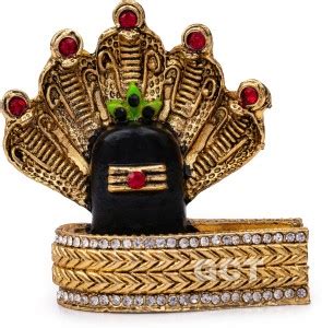 GCT Lord Shiv Shivling Idol | Shiva Lingam (B-169) Antique Gold Black ...