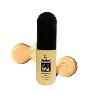 Buy GLAMFAM Liquid Foundation Matte & Poreless Full Coverage Long ...