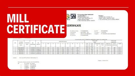 Mill Certificate | Dokumen Wajib Penting Untuk Diketahui