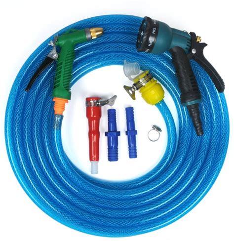 SUNICE 15 METER BRAIDED BLUE HOSE PIPE ½’’ INCH (Pipe Diameter 12 mm ...