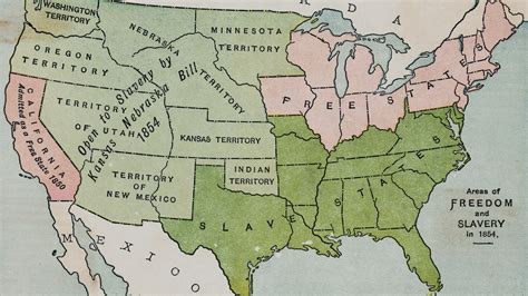 Kansas Nebraska Act Map