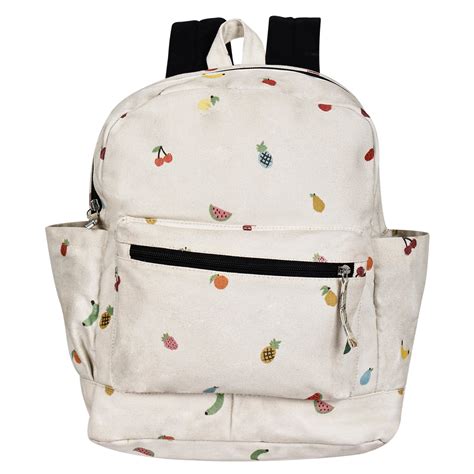 Cristina Backpack - Fruity Print – White Lily