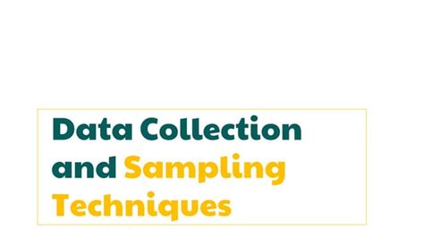 Image result for Data Collection Techniques Sampling