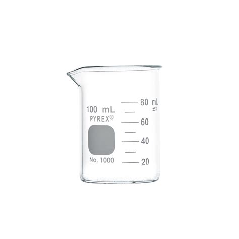 1000-50 | PYREX® Griffin Low Form 50 mL Beaker, Graduated | Corning