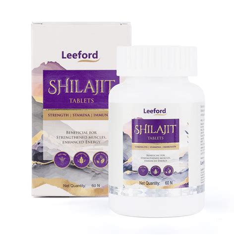 Leeford Shilajit/Shilajeet Tablets for Men | Helps to boost Strength ...