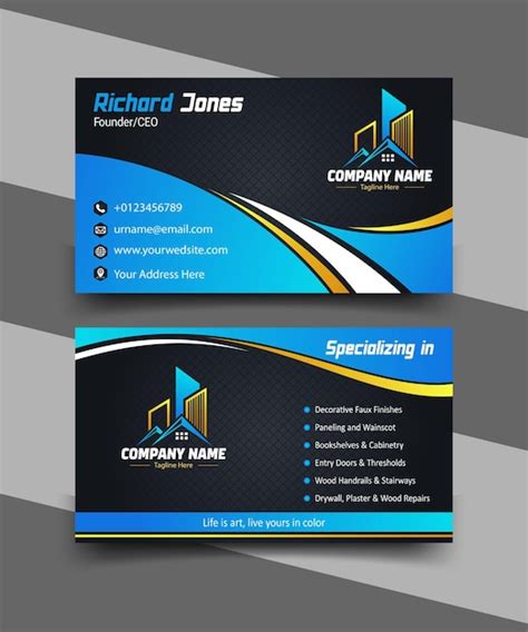 Free Real Estate Business Card Template 的图像结果